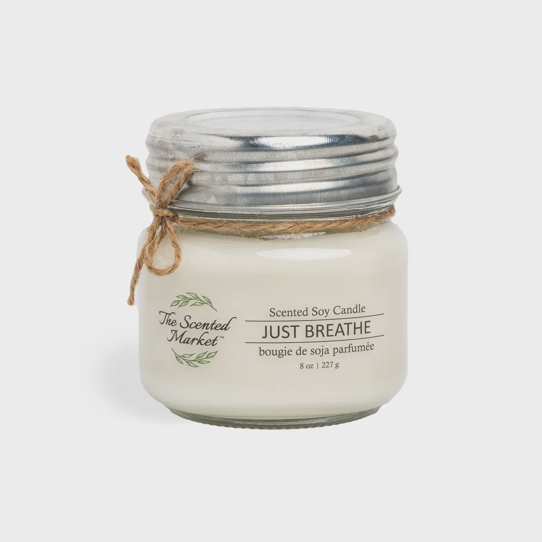 JUST BREATHE Soy Wax Candle, Size: 8 oz