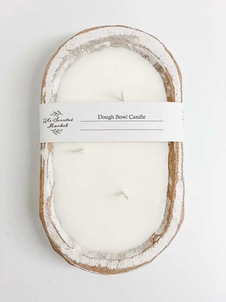 BEACH DAY, White Oval Dough Bowl