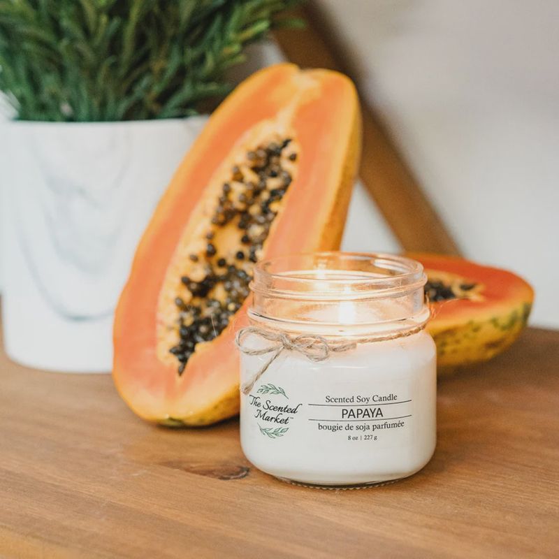 PAPAYA Soy Wax Candle