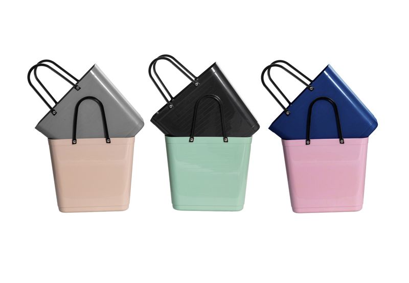 Tall Blue Hinza Bag