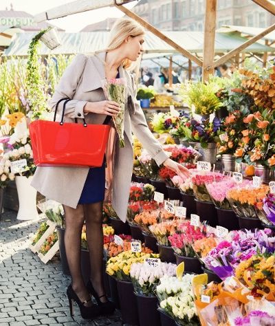 Large Red Hinza Bag