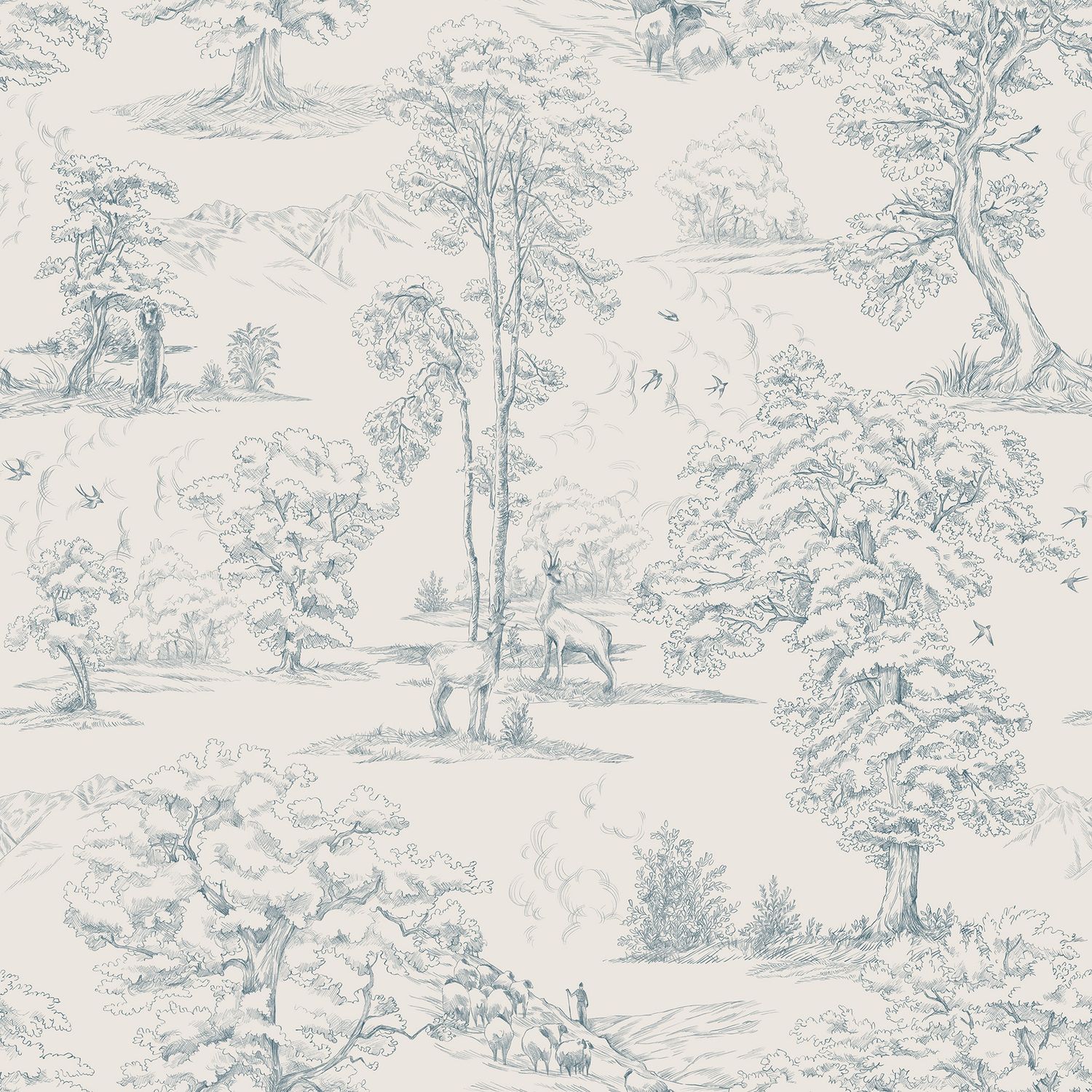 Montfort, Colour: Indigo Blue  (S10254)