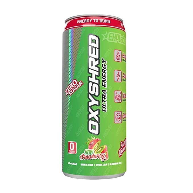 OxyShred Ultra Energy, Flavors: Kiwi Strawberry, Size: Pack of 12