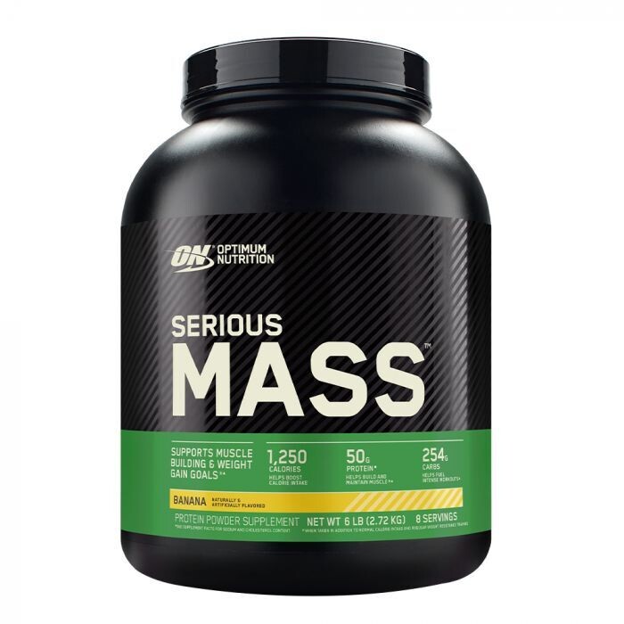 OPTIMUM NUTRITION SERIOUS MASS 6 lb, Flavor: Banana