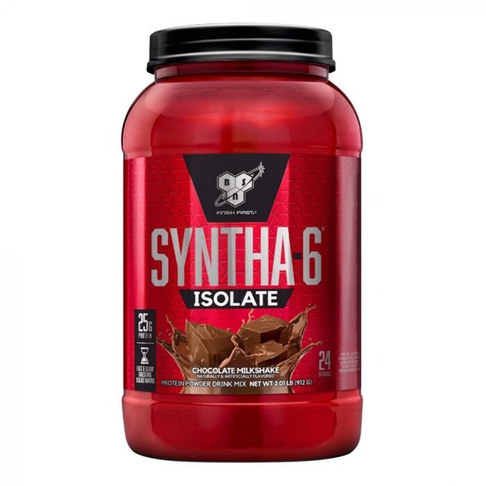 BSN Syntha-6 Isolate, Flavor: Chocolate Milkshake, Size: 2 lbs