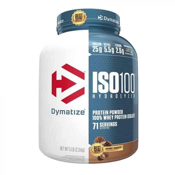 Dymatize ISO 100 Protein, Flavor: Gourmet Chocolate