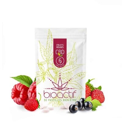 Pastille Bioactif 5%CBD Fruits rouge