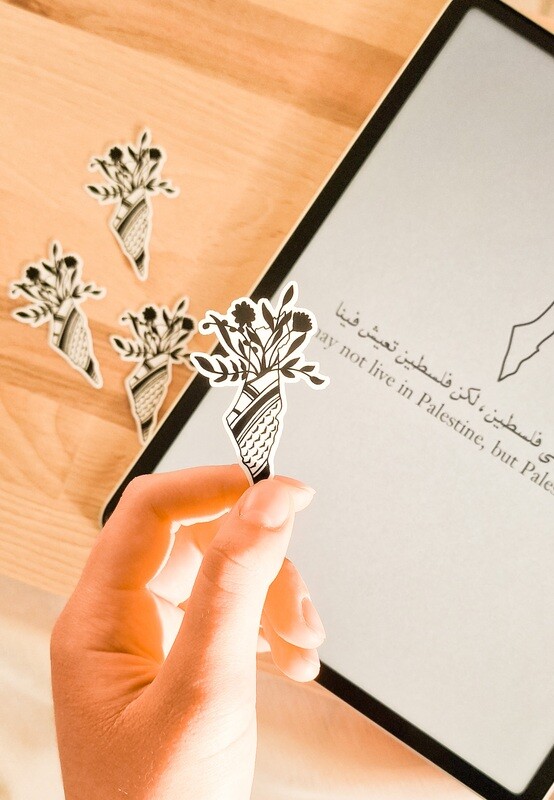Plstn Blume transparent