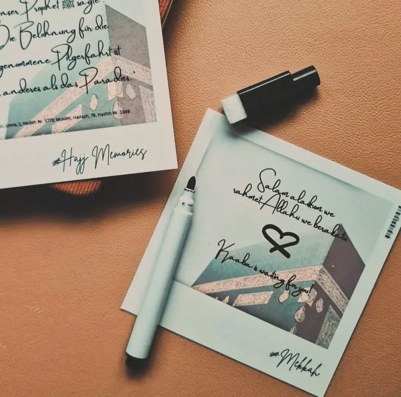 Hajj /Umrah Nameskarte