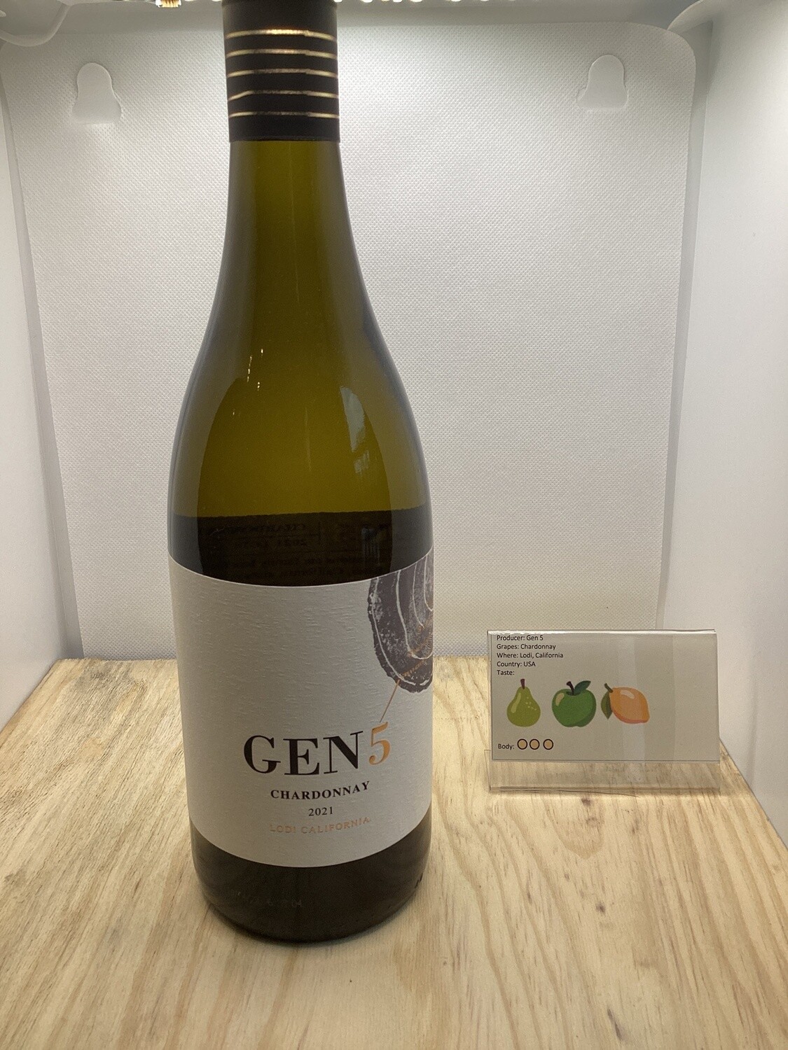Gen 5 Chardonnay from Lodi,  California 2021 (750ml)