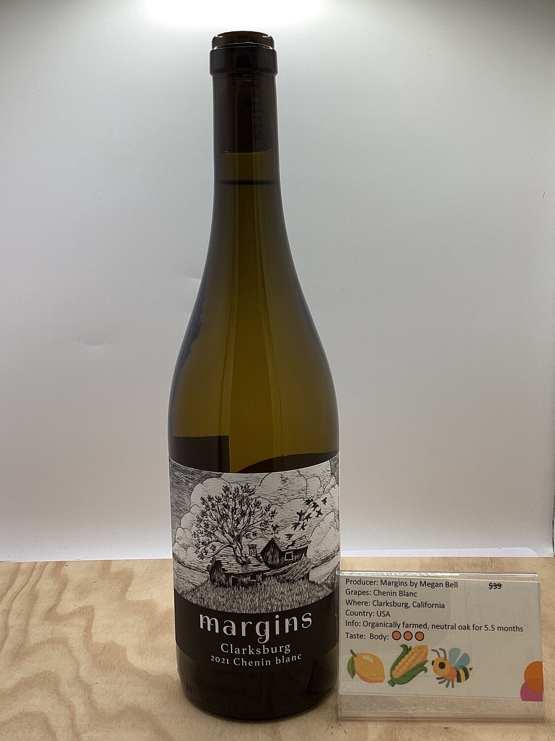 Margins Wine, Chenin Blanc Skin Fermented Clarksburg