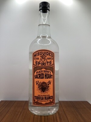 Misguided Spirits Black Dove's Sacred Heart Blanco Tequila 1L