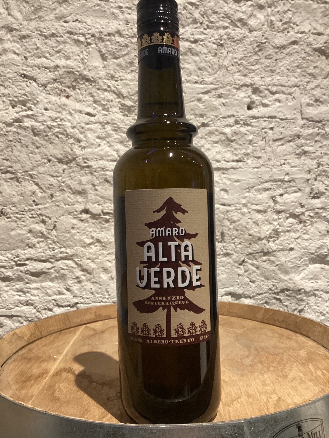 Amaro Alta Verde Bitter Liqueur Aldeno, Italy, Size: 750ml