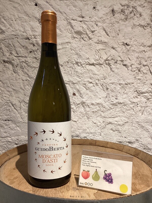 Cascina Guido Berta Moscato d'Asti DOCG Piedmont, Italy 2024 (750ml) Cascina Guido Berta Moscato d'Asti DOCG Piedmont, Italy 2024 (750ml)