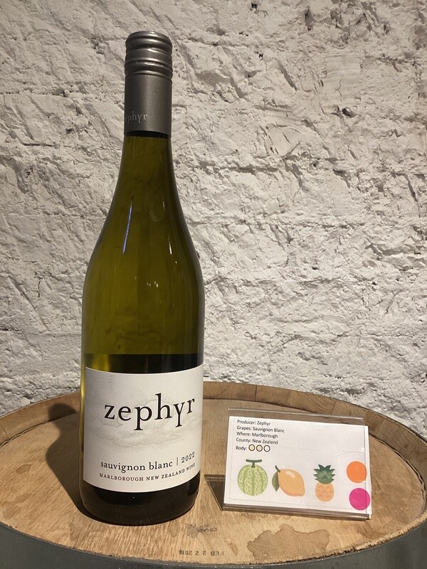 Zephyr Sauvignon Blanc Marlborough New Zealand 2023 Zephyr Sauvignon Blanc Marlborough New Zealand 2023