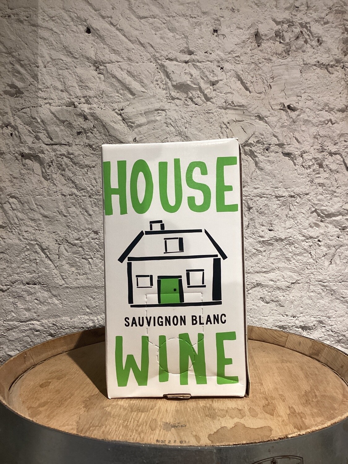 Original House Wine 'House Wine' Sauvignon Blanc Central Valley, Chile (NV) 3L Bag in a Box, Size: 3L