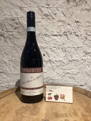 Le Cantine di Indie 'Vino Rosso del Popolo' Langhe Piedmont, Italy 2019