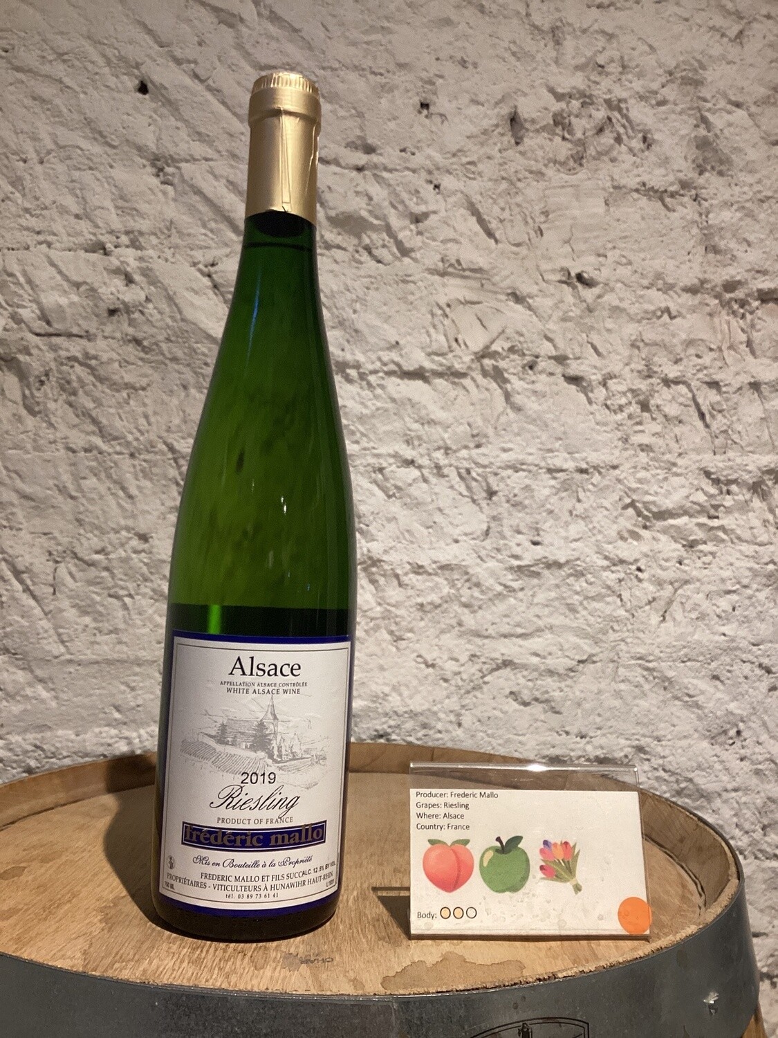 Frederic Mallo, Riesling, Alsace, France 2019, Size: 750ml