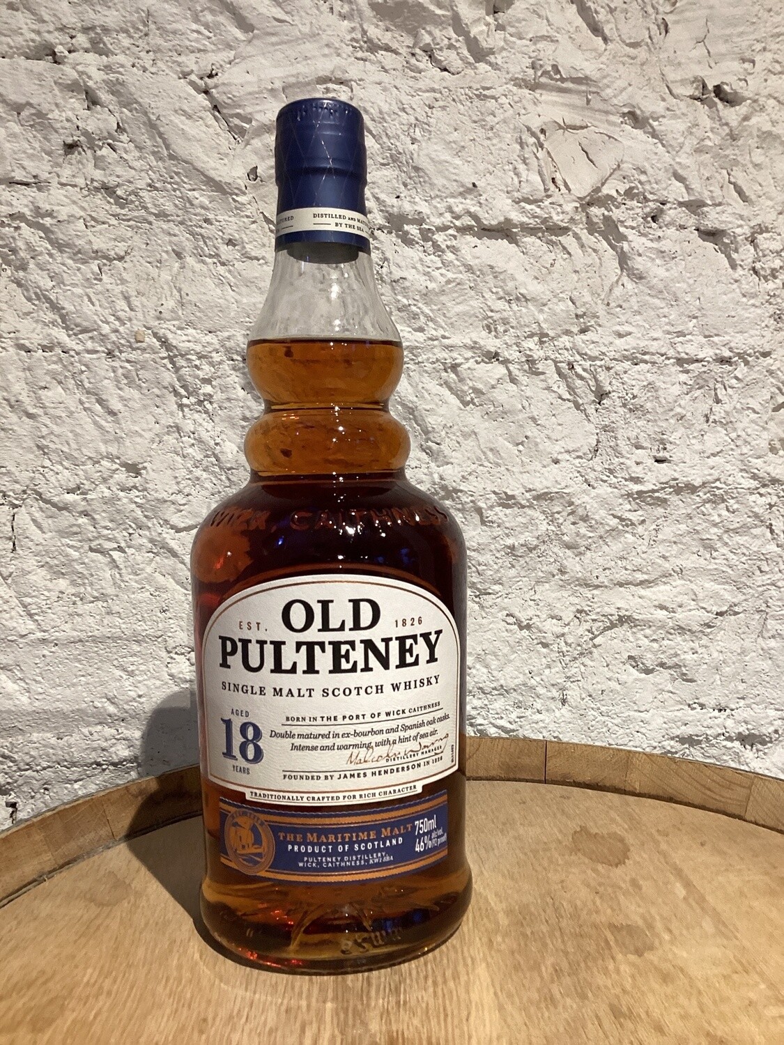 Old Pulteney 18 Year Old Single Malt Scotch Whisky Highlands, Scotland