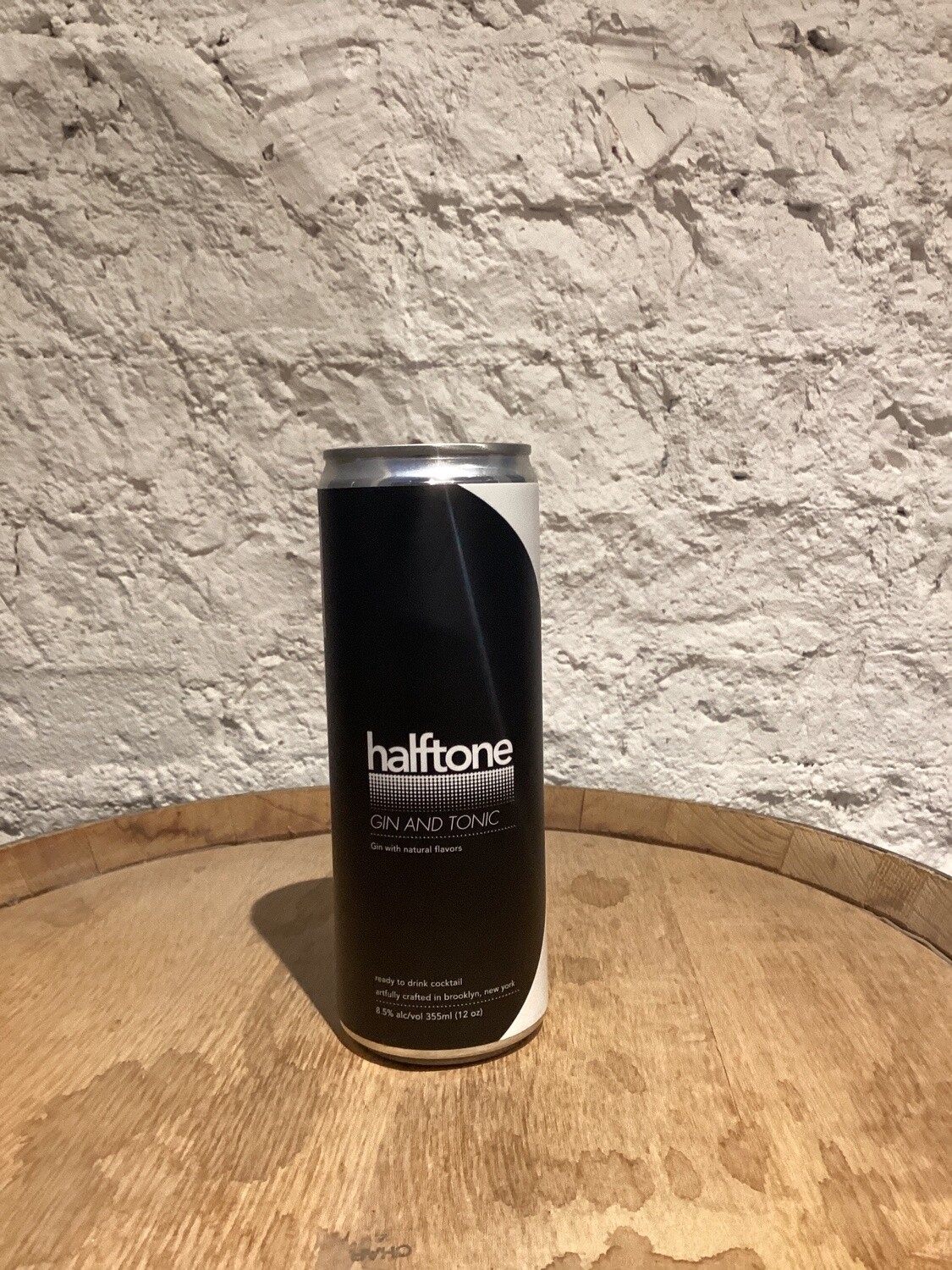 Halftone Spirits, Gin & Tonic, Size: 12oz