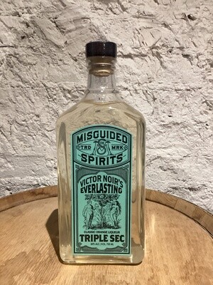 Misguided Spirits Victor Noir's Everlasting Triple Sec Classic Orange Liqueur (750ml)