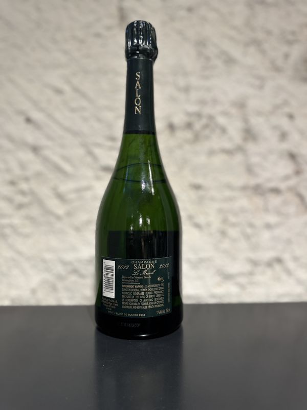 Salon Brut Blanc de Blancs "Cuvee S" Le Mesnil Champagne, France 2012 (750ml)