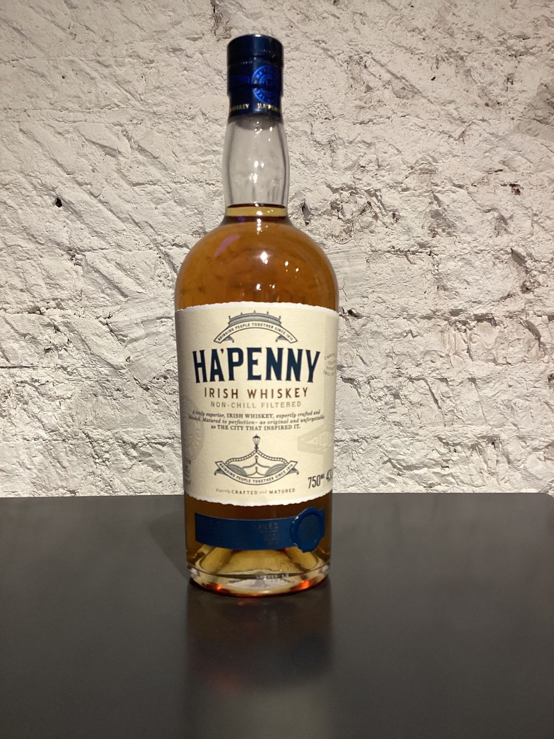 Ha'penny Irish Whiskey Dublin, Ireland (750ml)
