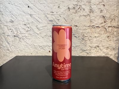 Anytime Spritz Cranberry Amaro Splash USA (12oz Can) Anytime Spritz Cranberry Amaro Splash USA (12oz Can)