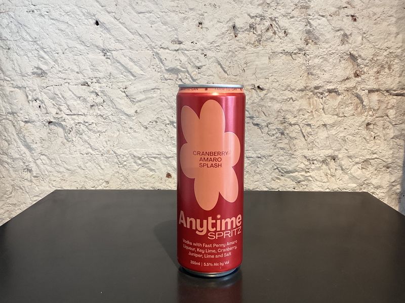 Anytime Spritz Cranberry Amaro Splash USA (12oz Can) Anytime Spritz Cranberry Amaro Splash USA (12oz Can)