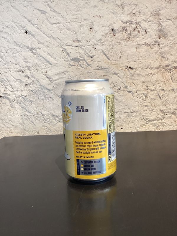 Cutwater Spirits Lemon Drop Martini Cocktail California, USA (12oz Can)
