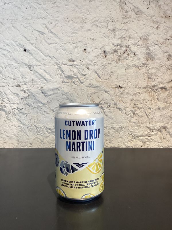Cutwater Spirits Lemon Drop Martini Cocktail California, USA (12oz Can)