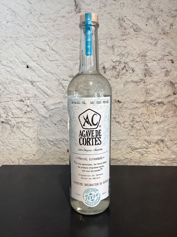 Agave de Cortes Mezcal Joven Oaxaca, Mexico (750ml) Agave de Cortes Mezcal Joven Oaxaca, Mexico (750ml)