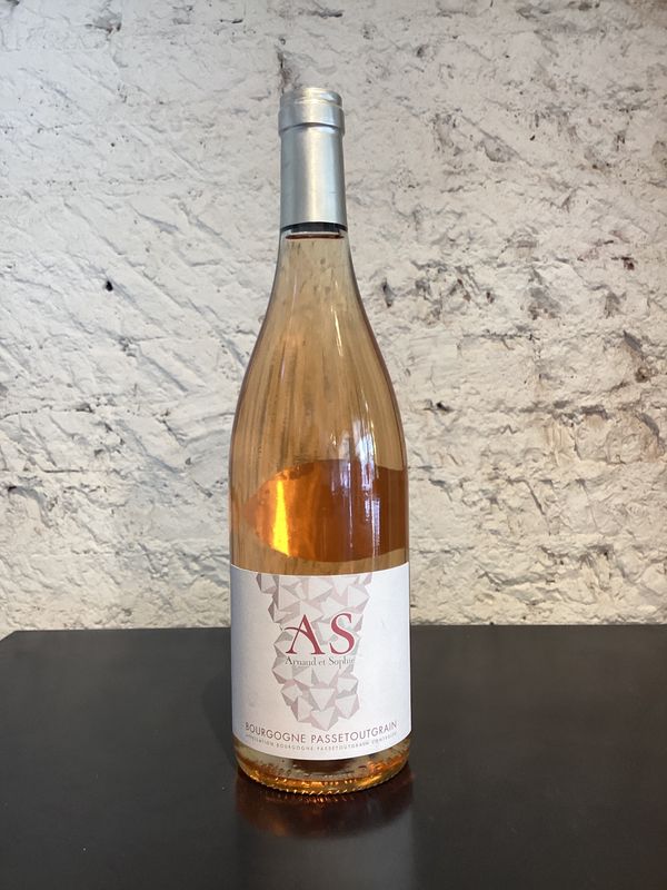 Arnaud et Sophie 'AS' Bourgogne Passetoutgrain Rosé Burgundy, France 2021 Arnaud et Sophie 'AS' Bourgogne Passetoutgrain Rosé Burgundy, France 2021
