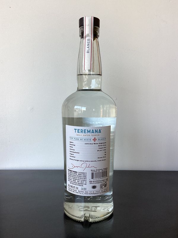 Teremana "Small Batch" Tequila Blanco Jalisco, Mexico (750ml)