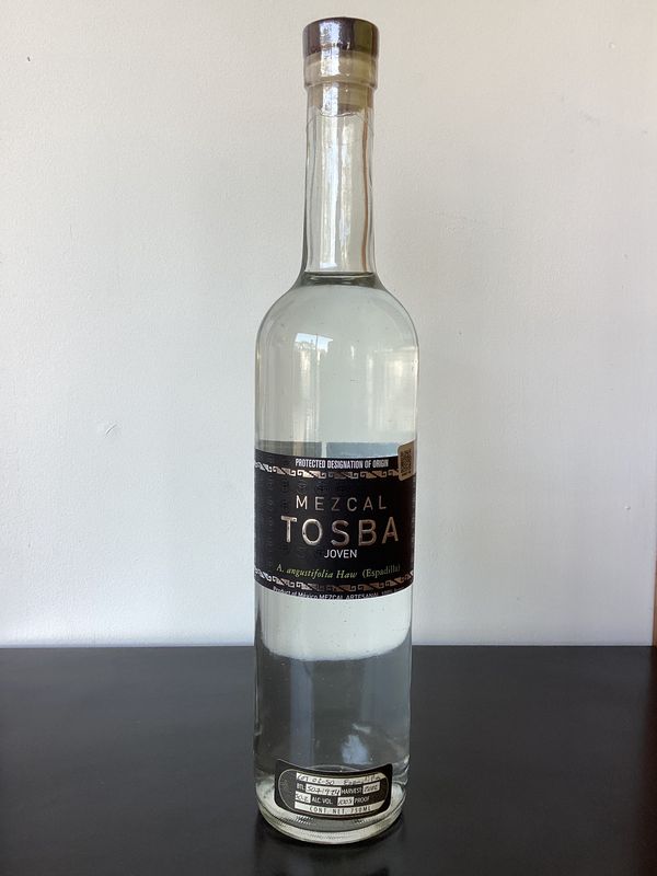 Tosba Espadilla Mezcal Joven Oaxaca, Mexico (750ml) Tosba Espadilla Mezcal Joven Oaxaca, Mexico (750ml)
