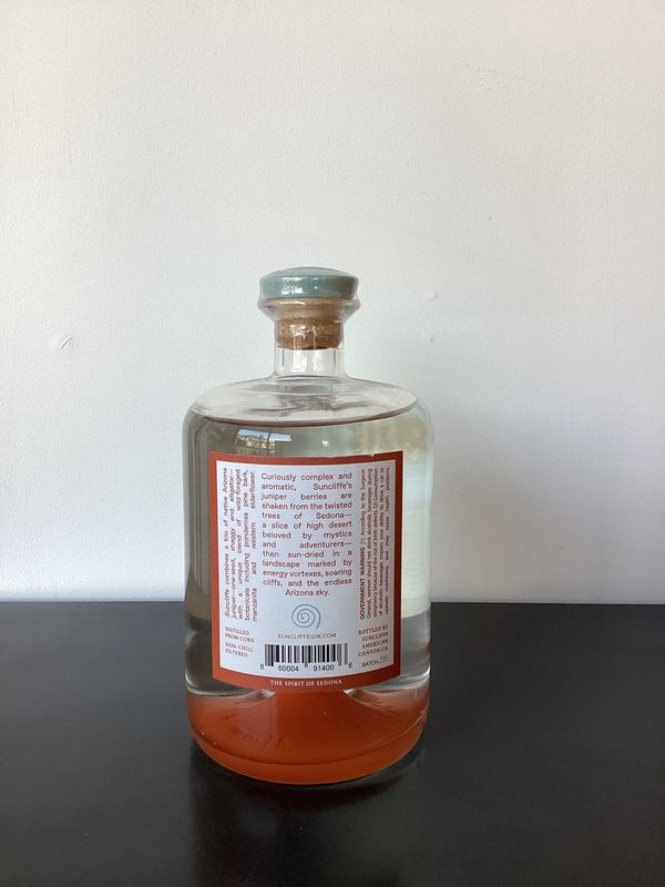 Suncliffe Dry Gin Arizona, USA (750ml)