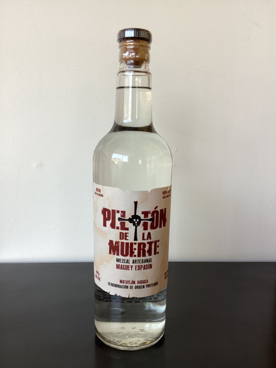 El Peloton de la Muerte Espadin Joven Mezcal Artesanal Oaxaca, Mexico (750ml)