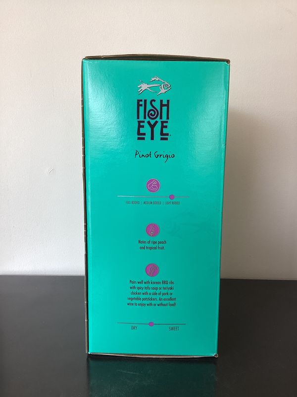 Fish Eye Pinot Grigio South Eastern Australia (Bag in a Box 3L)