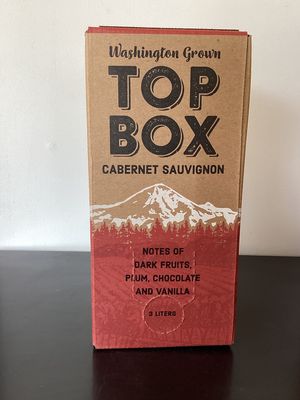Top Box Cabernet Sauvignon Washington, USA (3L Bag in a Box) Top Box Cabernet Sauvignon Washington, USA (3L Bag in a Box)