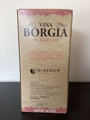 Bodegas Borsao "Vina Borgia" Rosé Aragon, Spain (3L Bag in a Box)