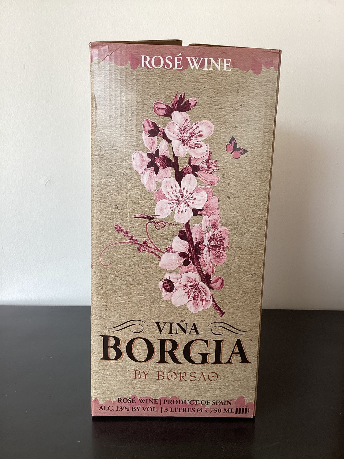 Bodegas Borsao "Vina Borgia" Rosé Aragon, Spain (3L Bag in a Box)