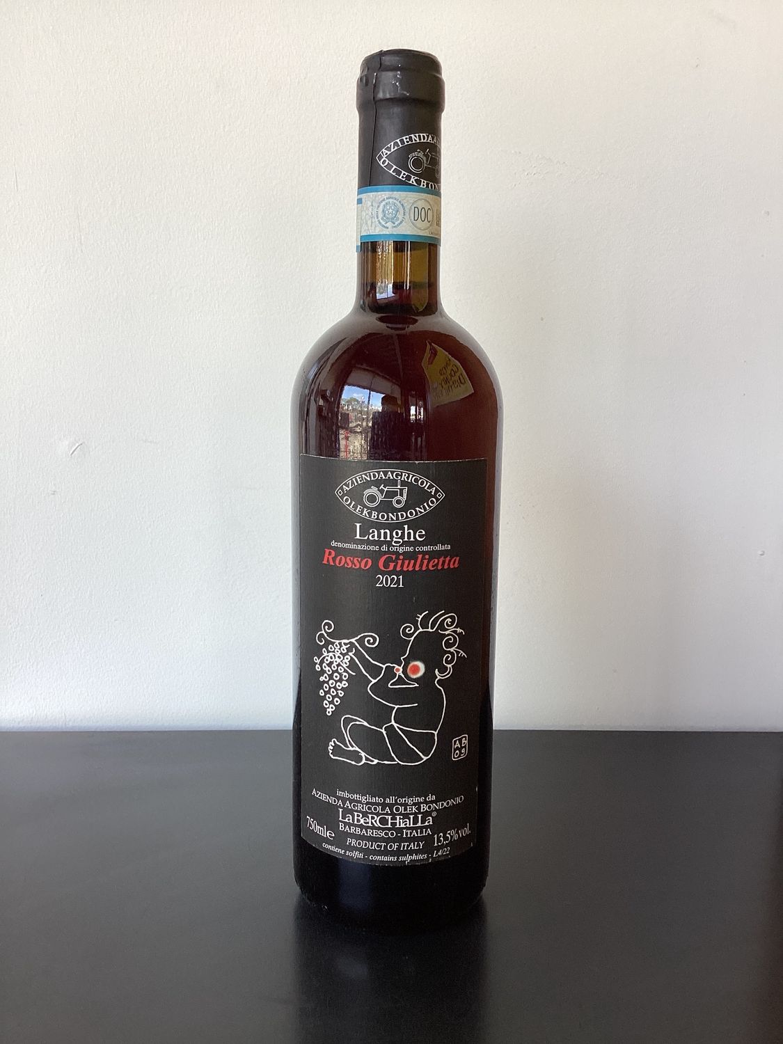 Olek Bondonio, Pelaverga Rosso Giulietta Langhe 2022