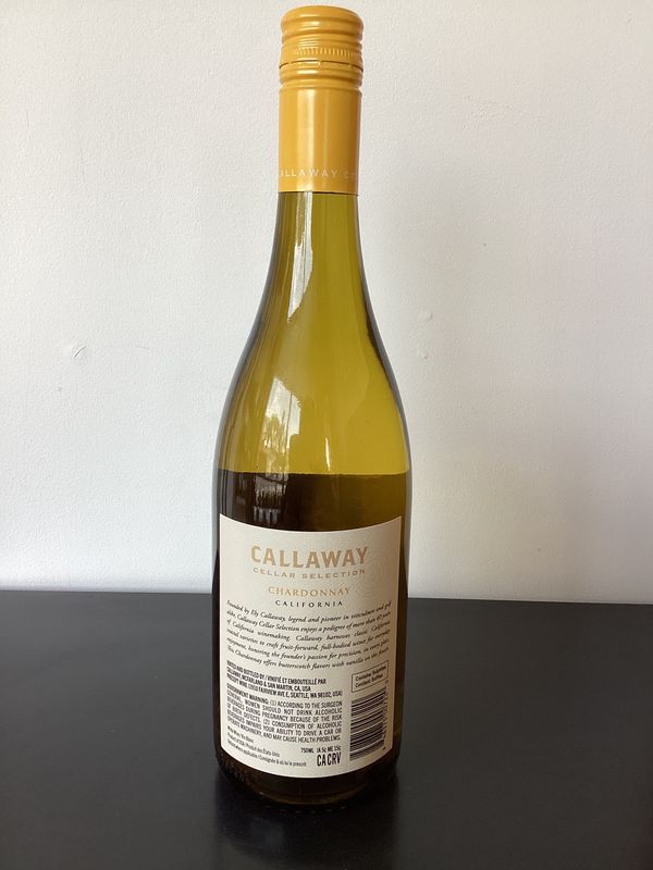 Callaway Vineyard & Winery "Cellar Selection" Chardonnay California, USA 2019 (750ml)