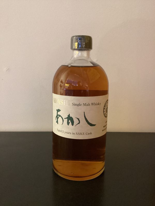 White Oak Distillery Akashi 5 Year Old Sake Cask Finish Single Malt Whisky Japan 750 ML