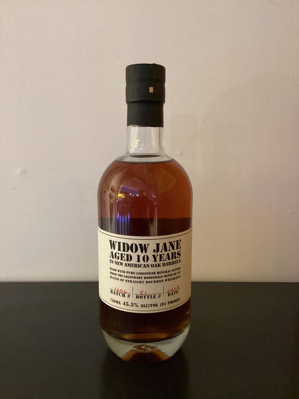 Widow Jane 10 Year Old Straight Bourbon Whiskey New York, USA (750ml) Widow Jane 10 Year Old Straight Bourbon Whiskey New York, USA (750ml)