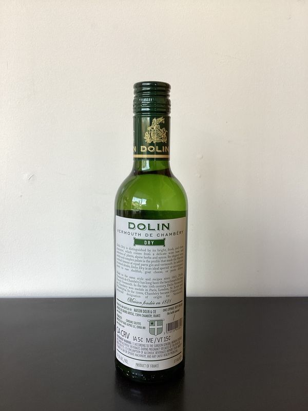 Dolin Vermouth de Chambery Dry Savoie, France (375ml)