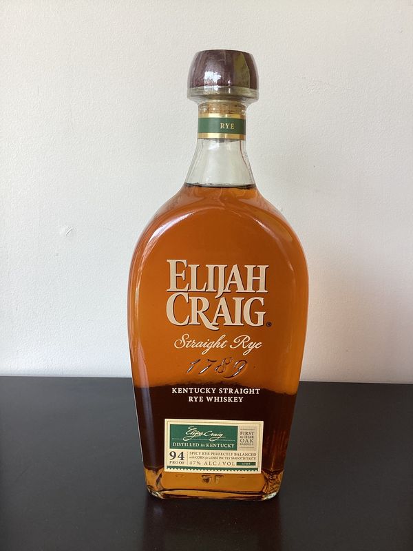 Elijah Craig Straight Rye Whiskey Kentucky, USA (1L) Elijah Craig Straight Rye Whiskey Kentucky, USA (1L)