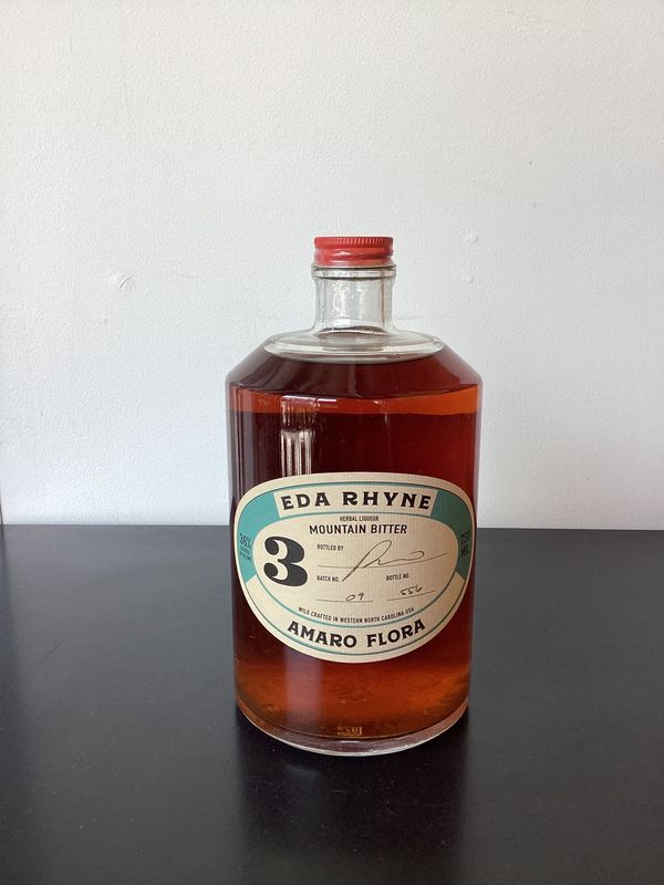 Eda Rhyne Distillery Amaro Flora Mountain Bitters North Carolina, USA