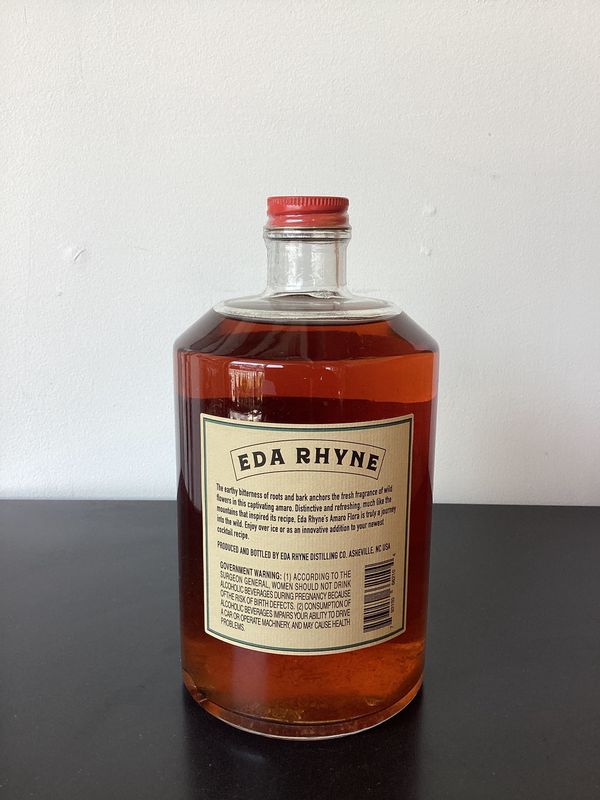 Eda Rhyne Distillery Amaro Flora Mountain Bitters North Carolina, USA