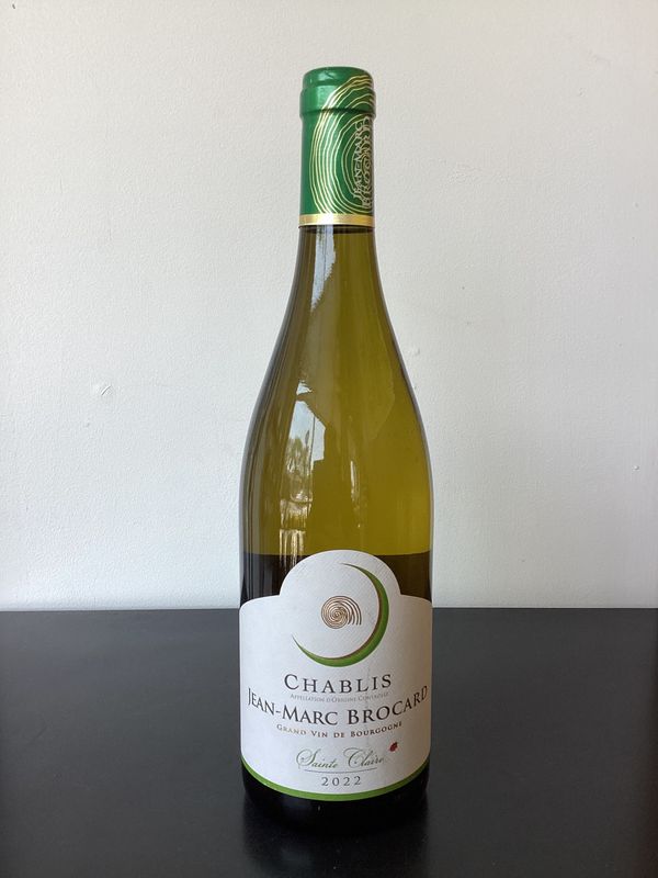 Jean-Marc Brocard Chablis Sainte Claire Burgundy, France 2022 Jean-Marc Brocard Chablis Sainte Claire Burgundy, France 2022